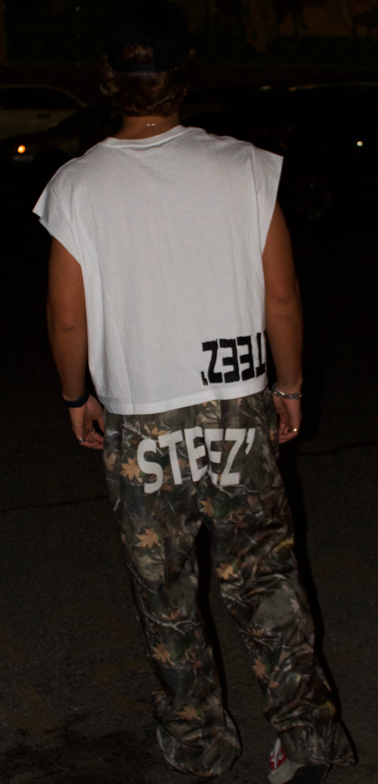 Baggy Dark Camo Sweatpants