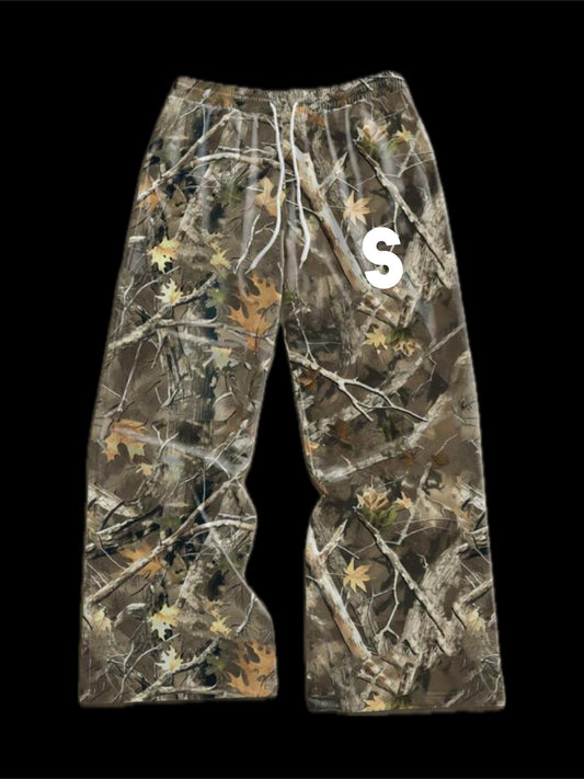 Baggy Dark Camo Sweatpants