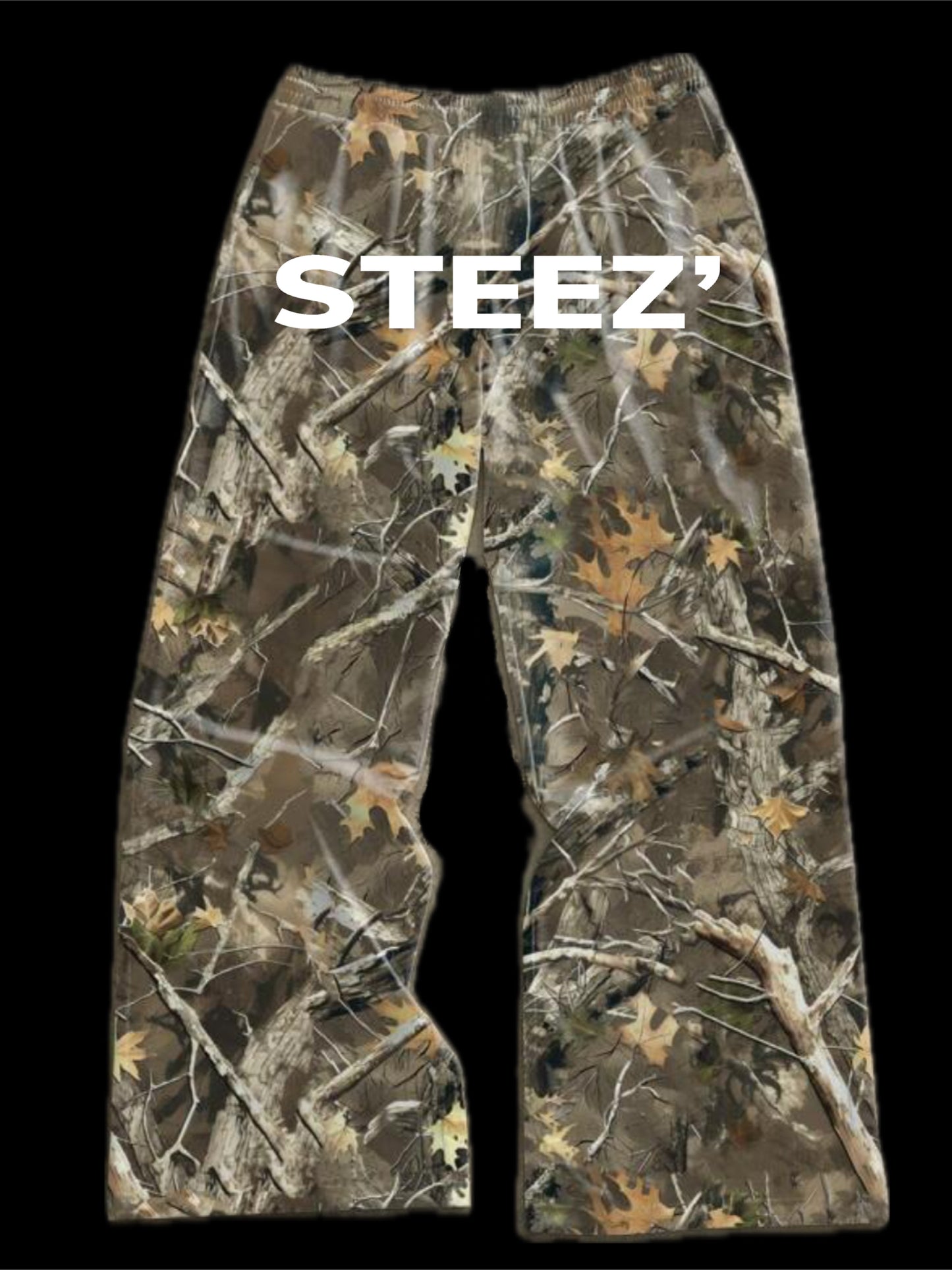 Baggy Dark Camo Sweatpants
